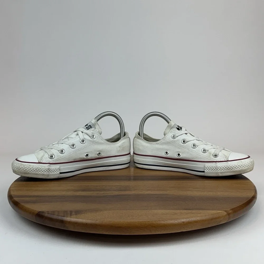 Womens Converse Chuck All Star Ivory Canvas‎ Casual Low Sneakers Shoes Size 6 M